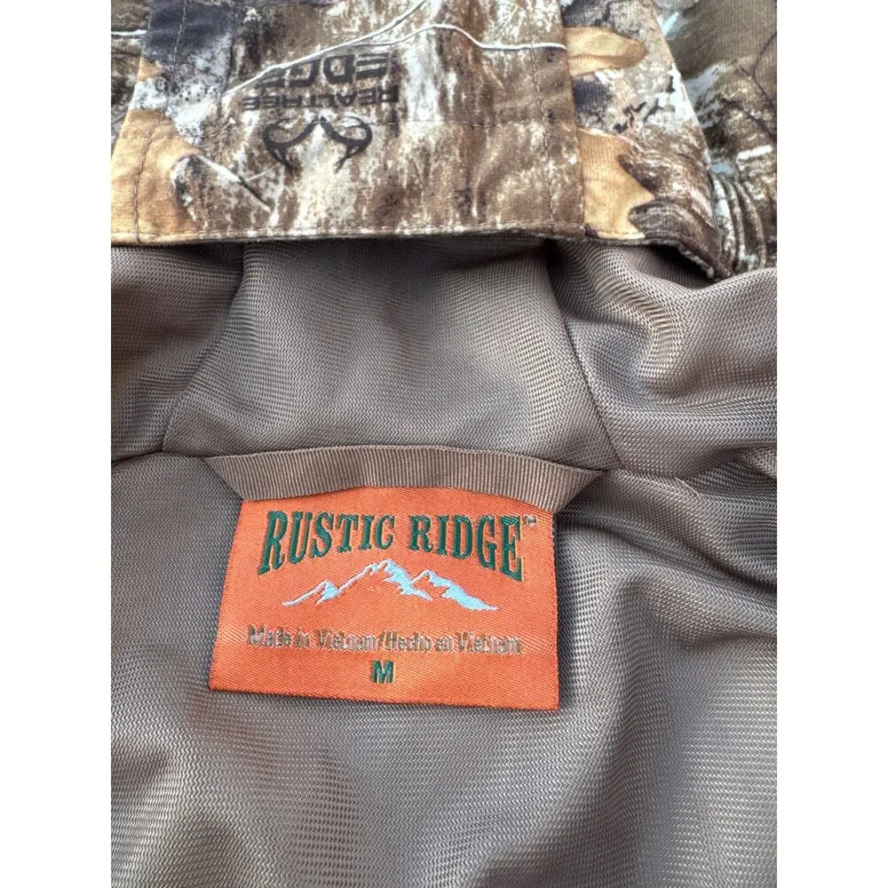 NEW Rustic Ridge Camo Hunting Jacket Youth M Hooded Waterproof Coat
